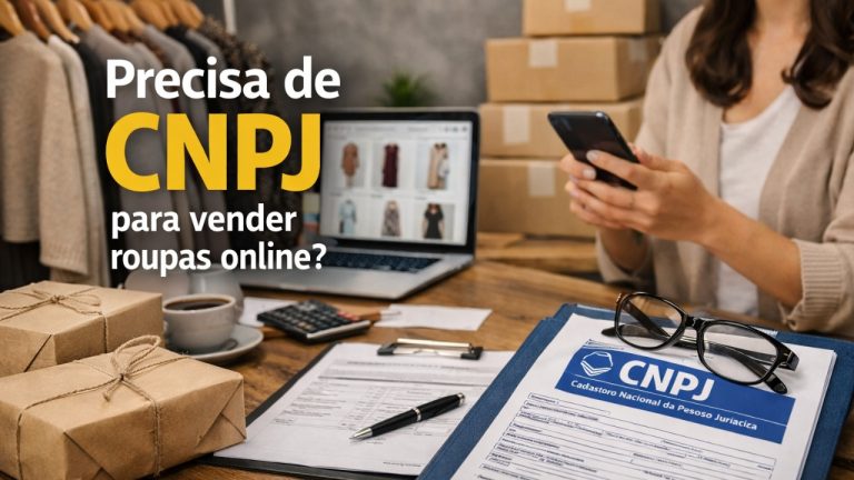 Precisa de CNPJ para vender roupas online