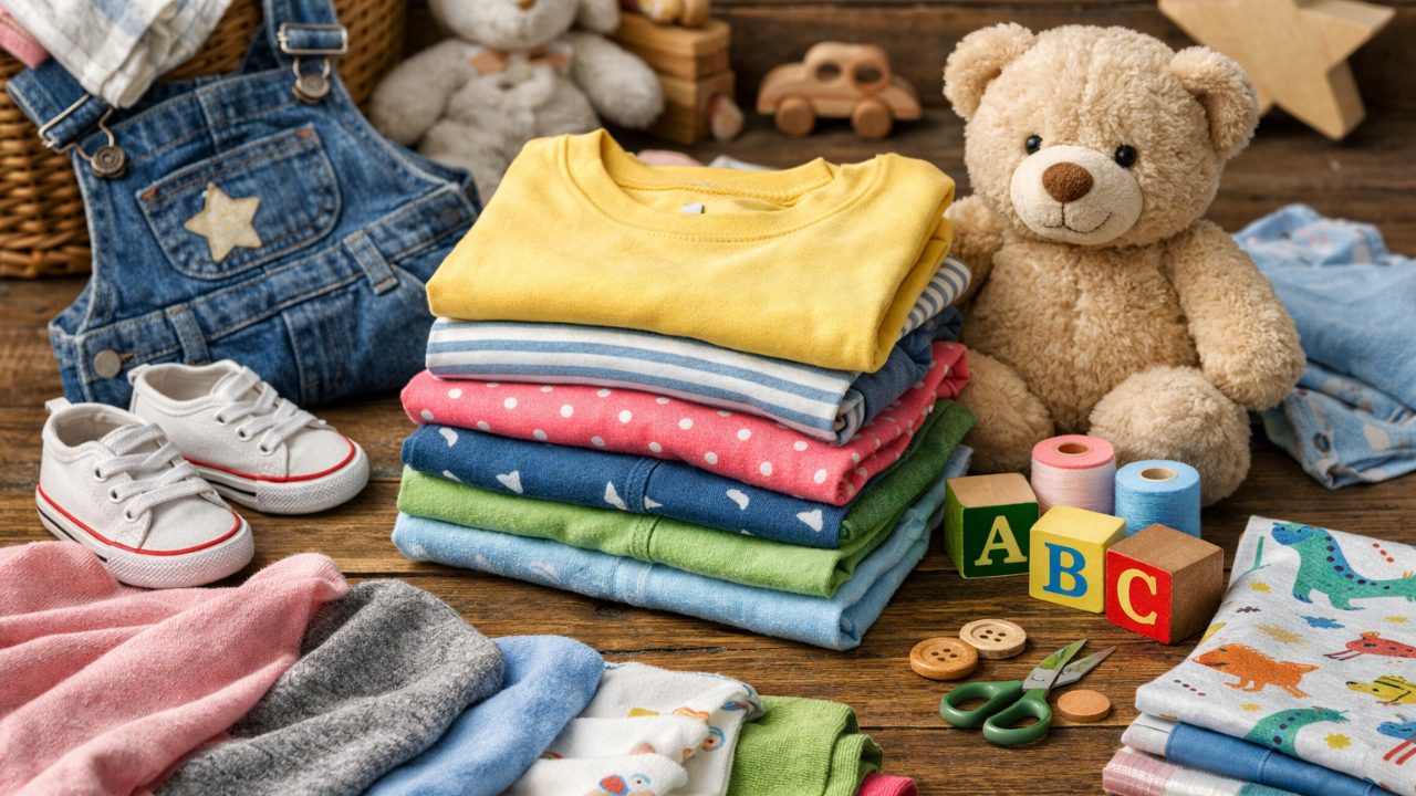 Qual o melhor tecido para roupas infantis