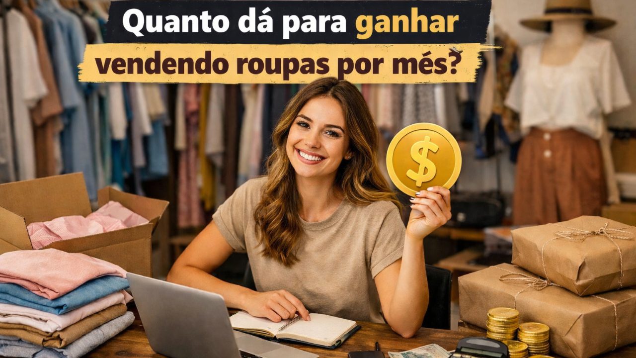 Quanto dá para ganhar vendendo roupas por mês